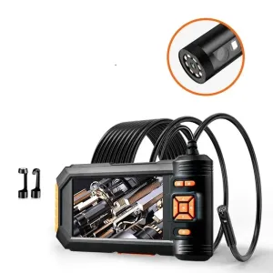 1080p 5 Lcd Borescope Inspection Camera with 8mm Ip67 Waterproof Dual & Triple Lens Industrial Endoscope Collection