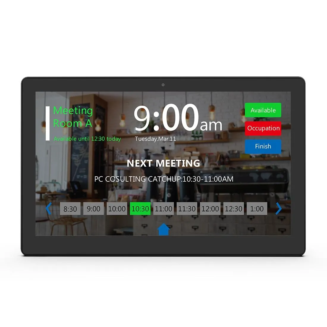 13.3 Inch Commercial Tablet Pc 2gb 16gb Android 8.1 Quad Core Tooth Wifi Ethernet Otg Led Light Bar
