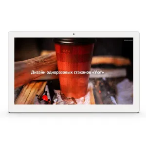 15.6 Inch Commercial Tablet Pc 2gb 16gb Android 8.1 Quad Core Tooth and Wifi and Ethernet and Otg Led Light Bar