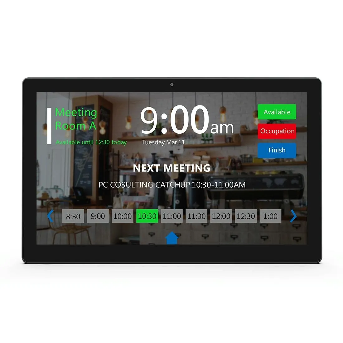 15.6 Inch Commercial Tablet Pc 2gb 16gb Android 8.1 Quad Core Tooth and Wifi and Ethernet and Otg Led Light Bar