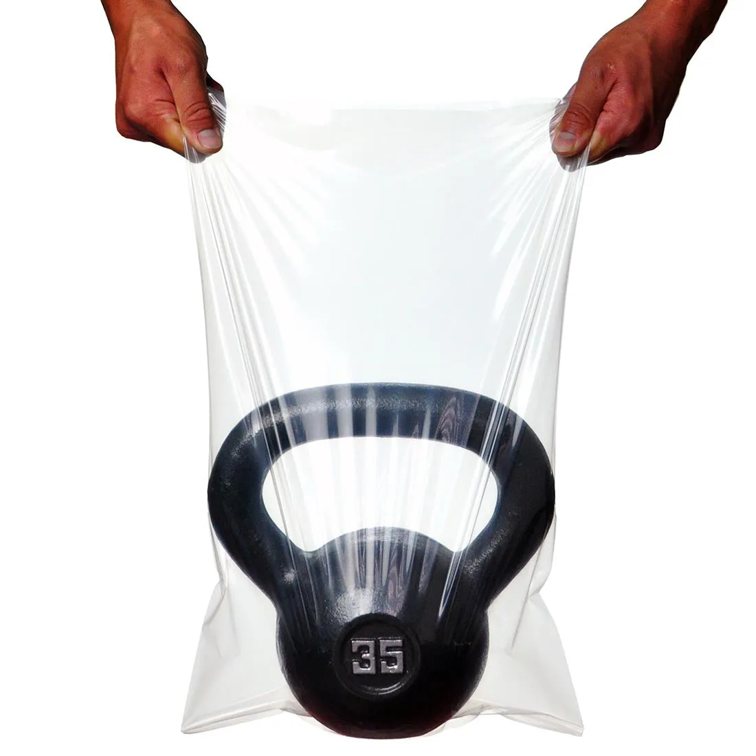 4" x 2" x 8" 1.5 mil LDPE Gusset Bag, 1000/CS