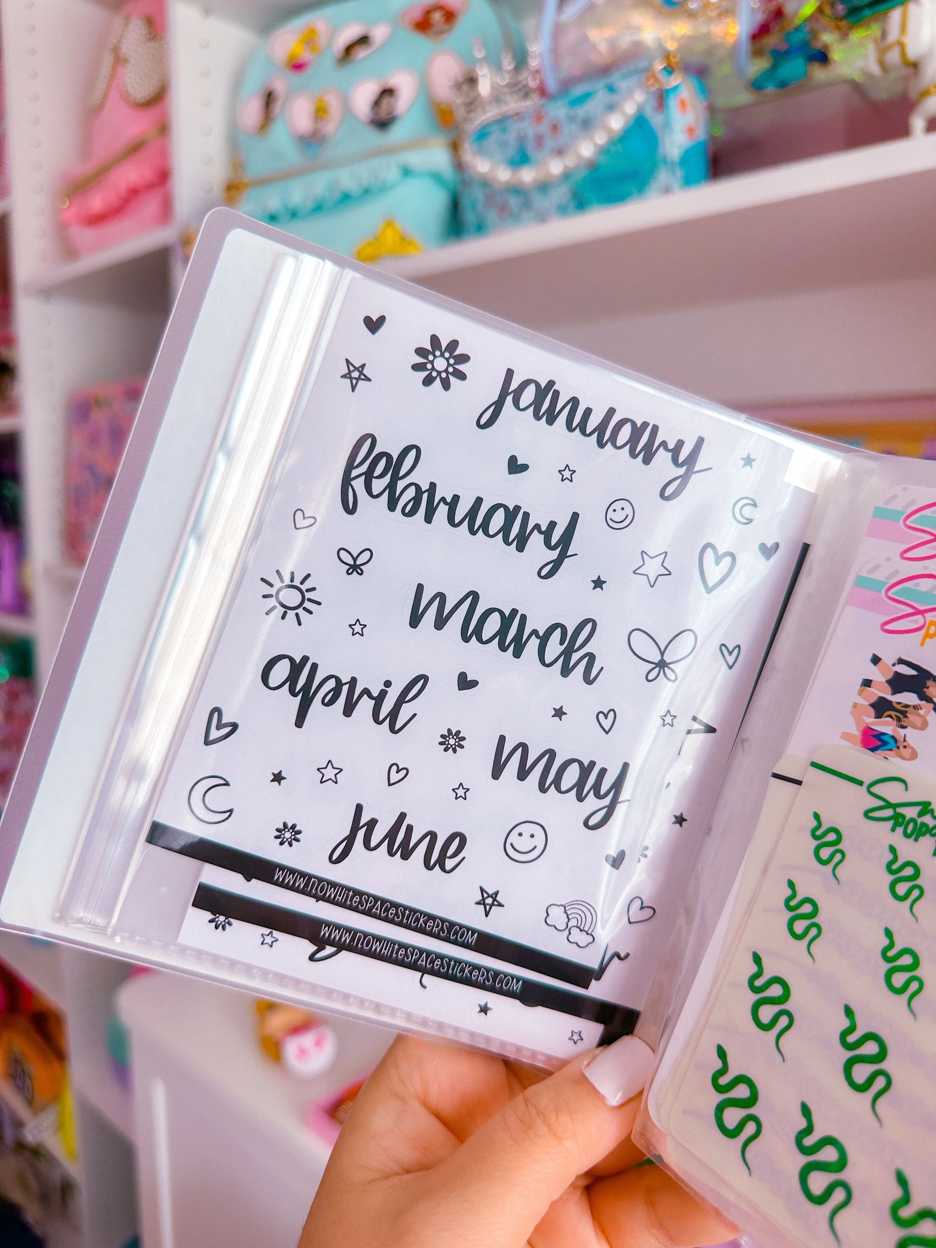 4x6 Sticker / Photo Album - Storybook Cover (Jasmine)