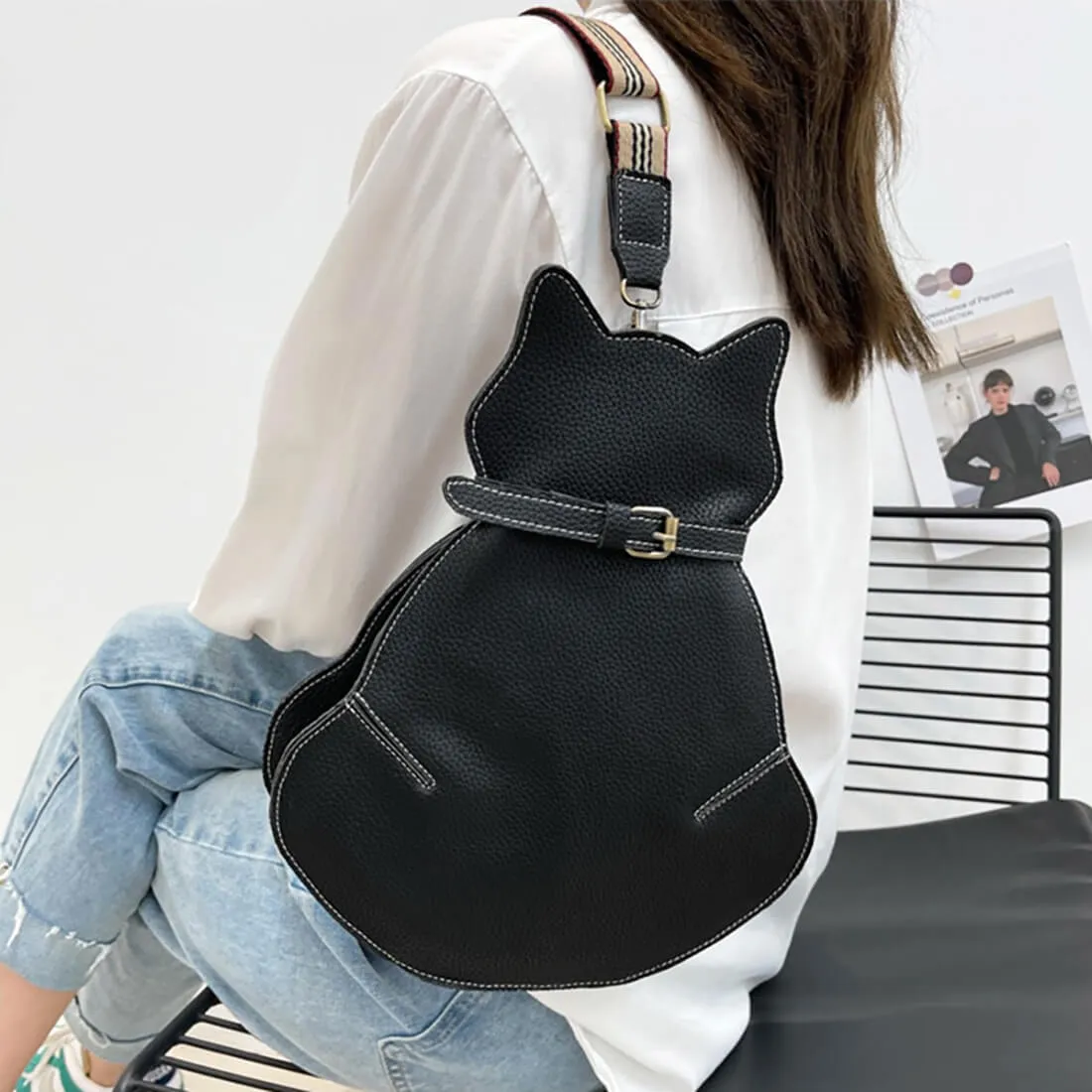Amara | Stylish Crossbody Sling Bag for Cats