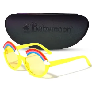 Babymoon Kids Unicorn Sunglasses Baby Photoshoot Prop - Yellow