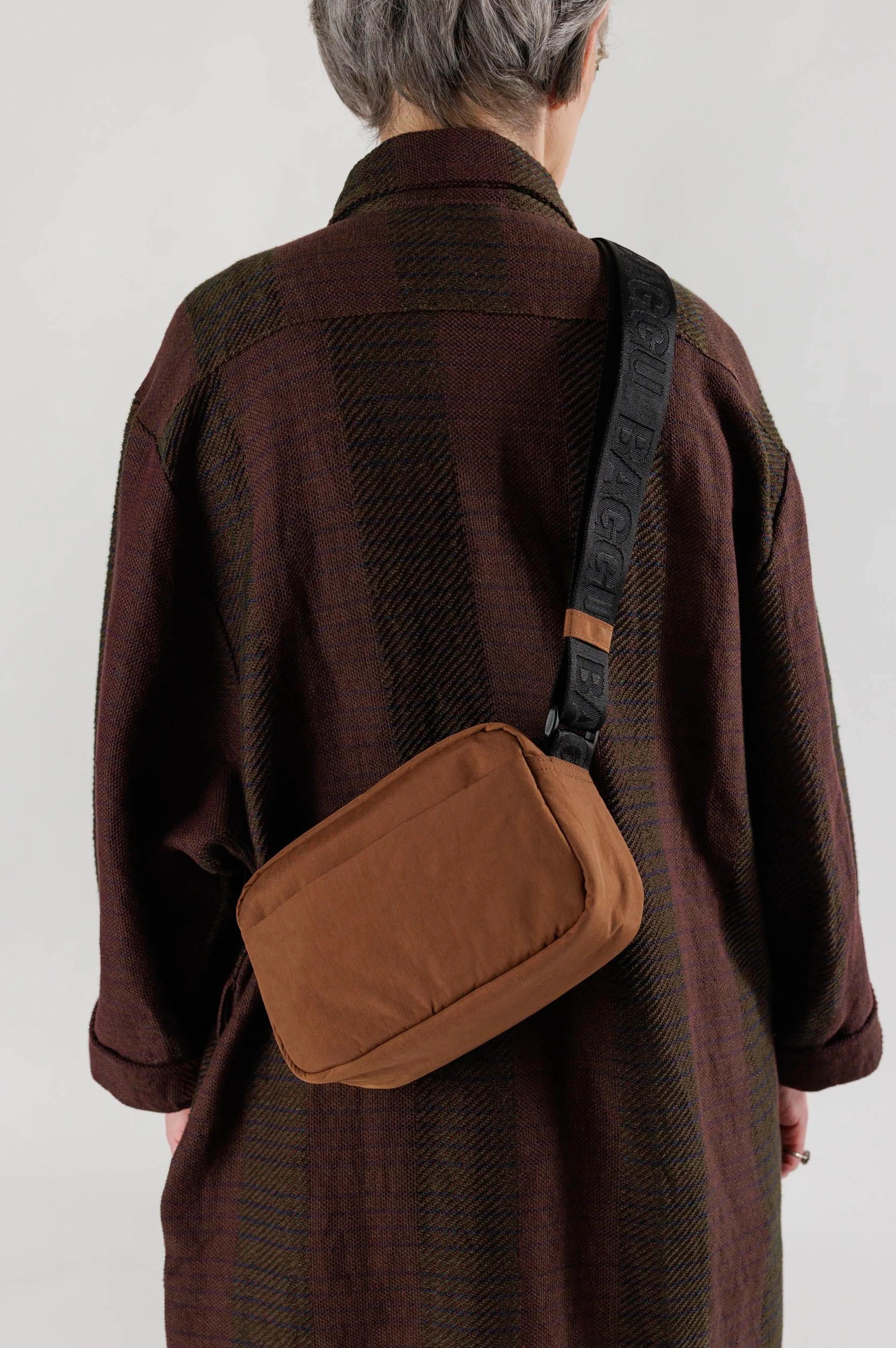 Baggu Brown Camera Crossbody