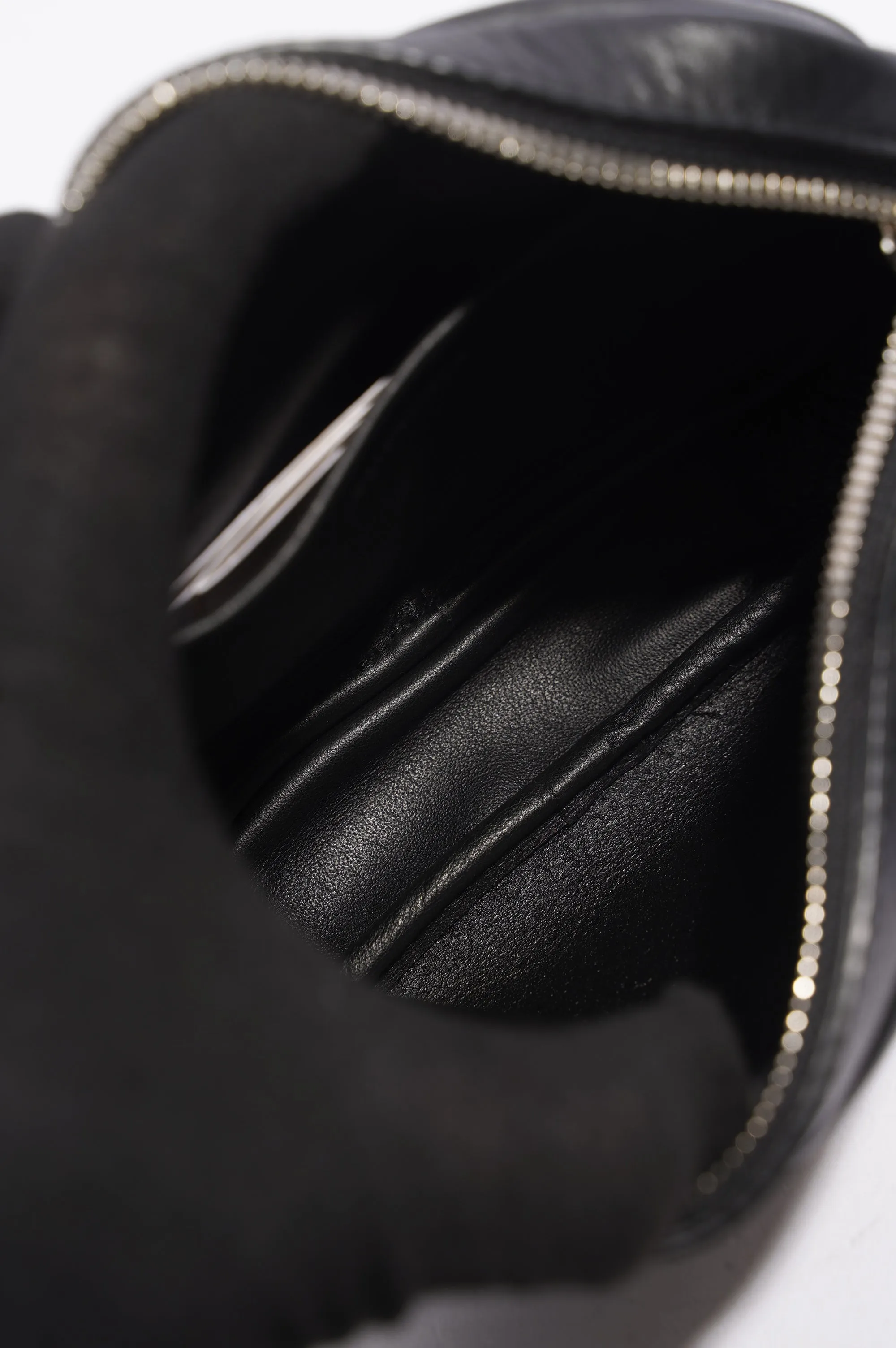 Balenciaga Everyday Campaign Camera Bag Black / White Calfskin Leather XS