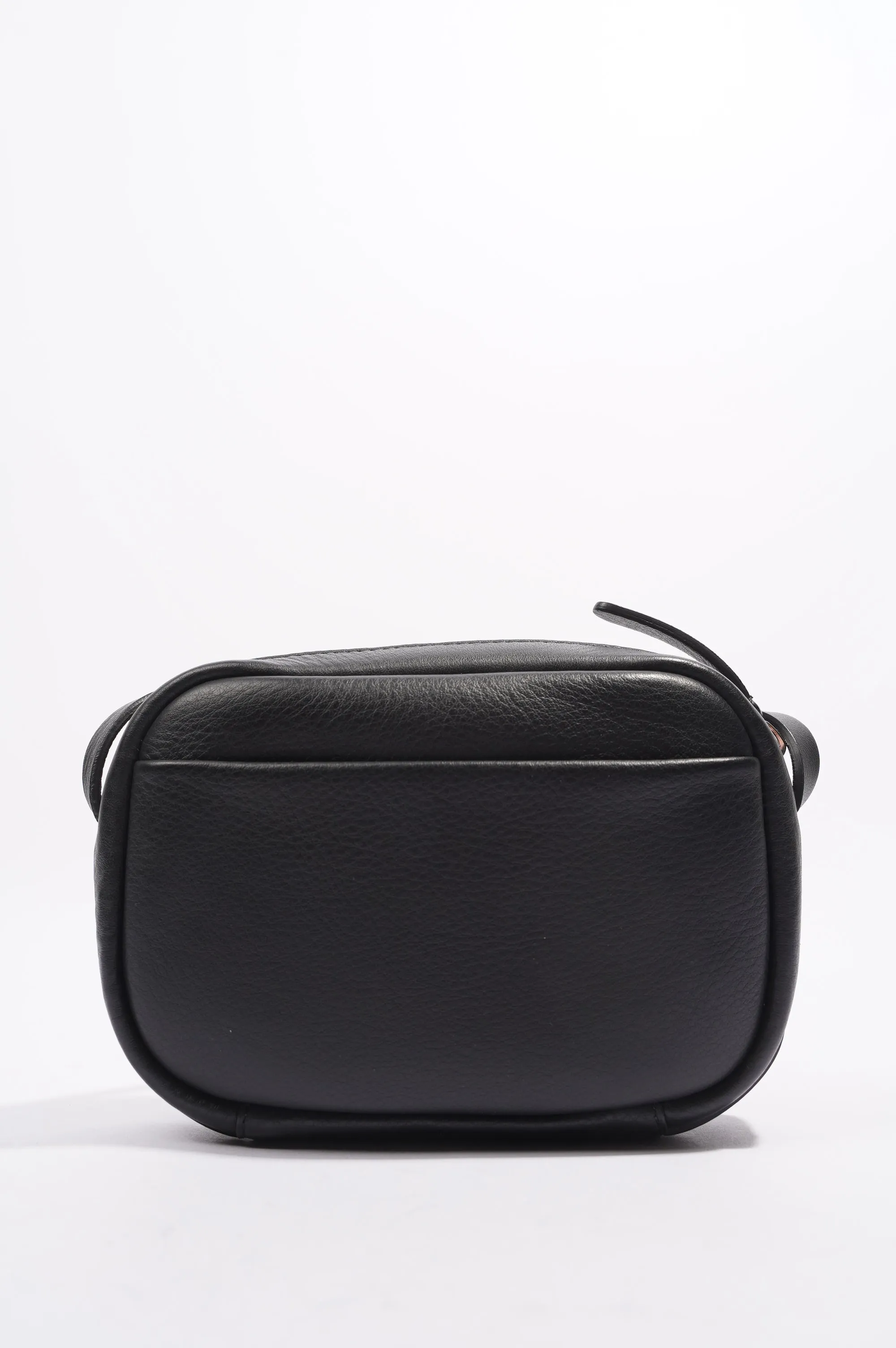 Balenciaga Everyday Campaign Camera Bag Black / White Calfskin Leather XS