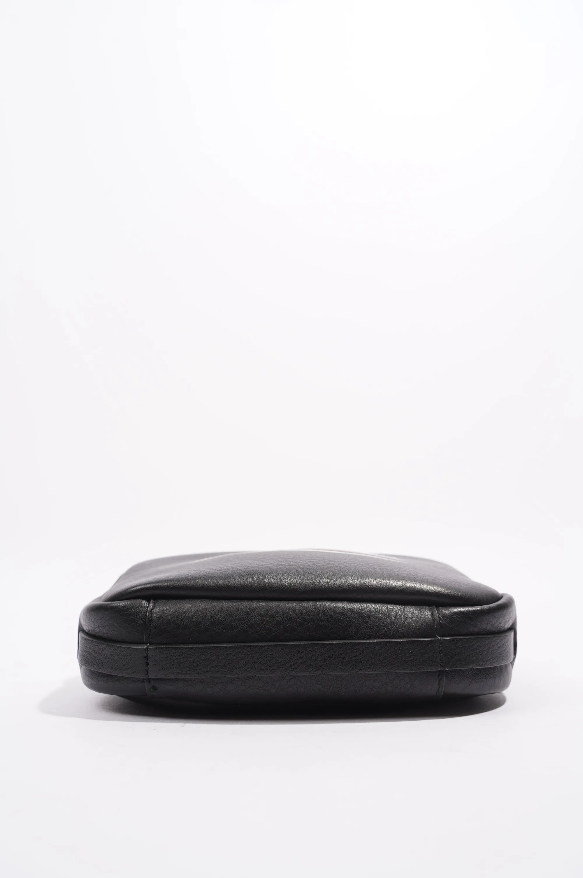 Balenciaga Everyday Campaign Camera Bag Black / White Calfskin Leather XS