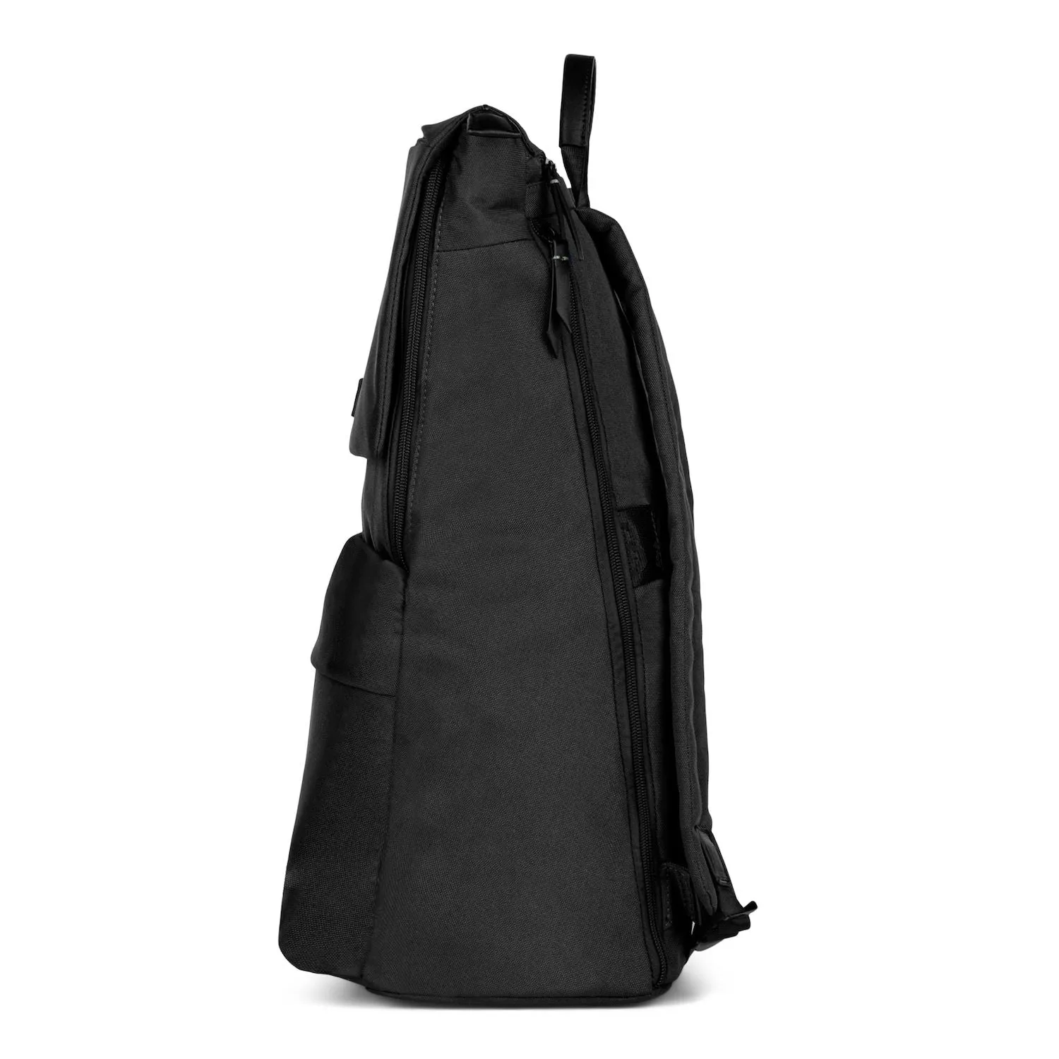 Bugatti Reborn Collection backpack made from recycled material with RFID blocking, black