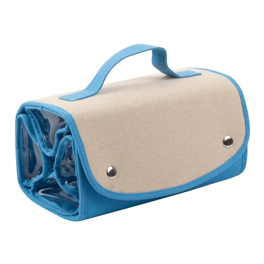 Canvas Roll Up Cosmetic/Accessory Organizer