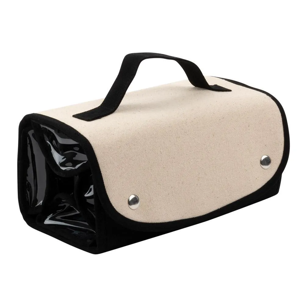 Canvas Roll Up Cosmetic/Accessory Organizer