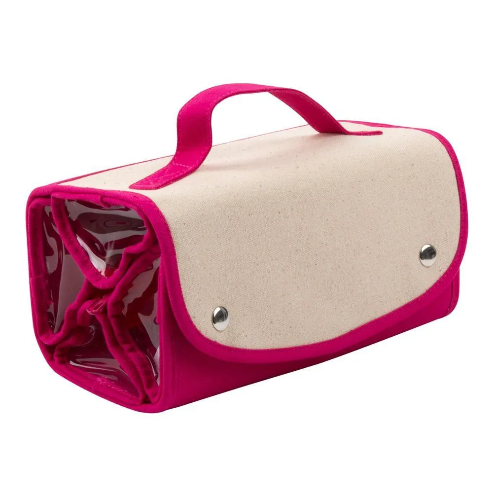 Canvas Roll Up Cosmetic/Accessory Organizer