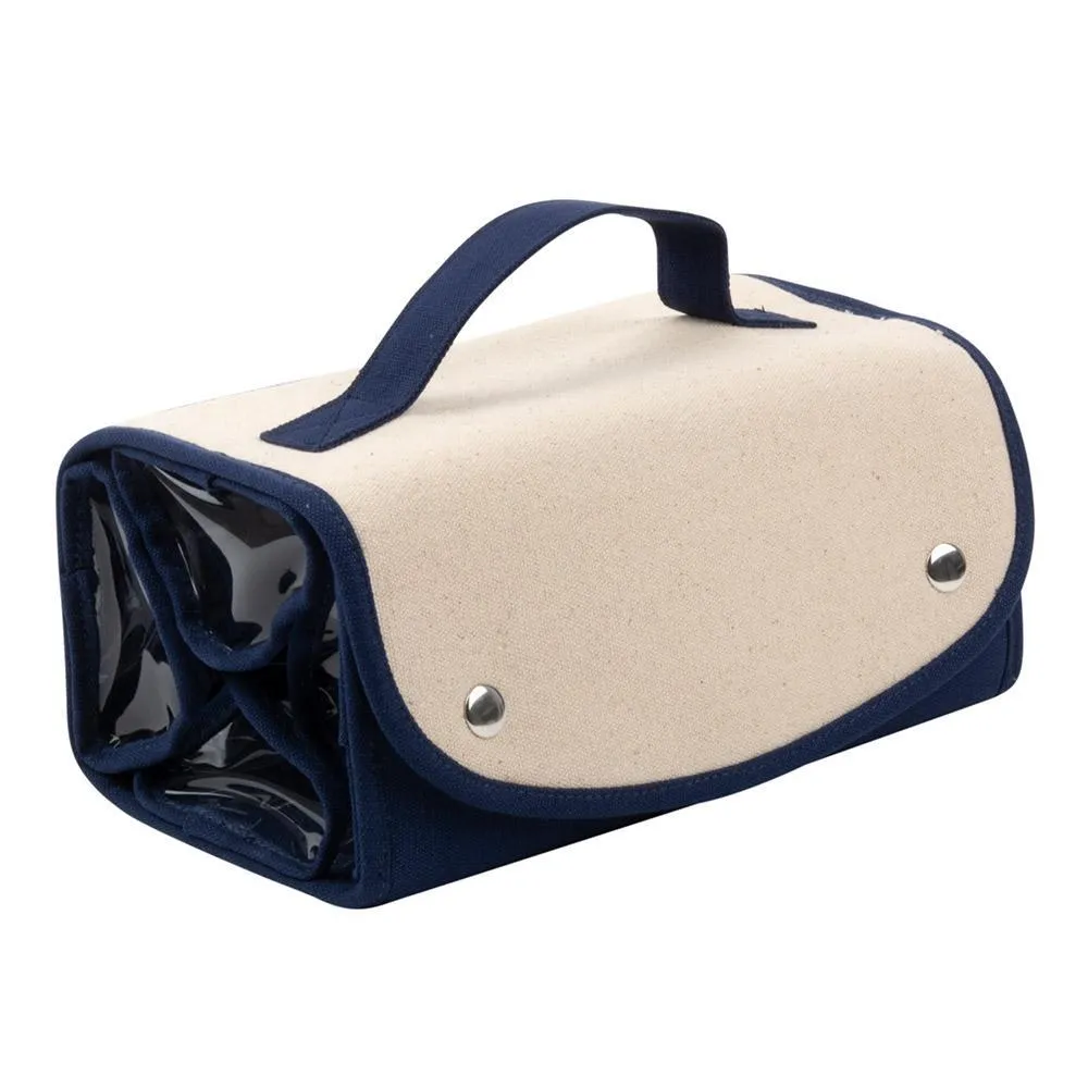 Canvas Roll Up Cosmetic/Accessory Organizer