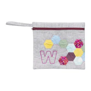 Coats & Clark Sewing Personalized Hexie Zipper Pouch