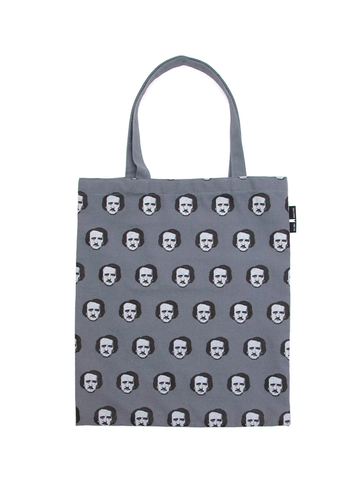 Edgar Allan Poe-ka Dots tote bag
