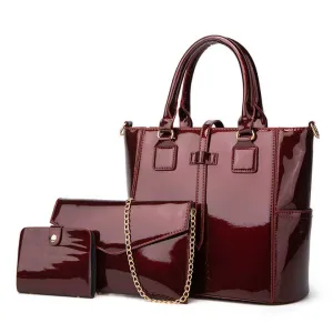 Elegant Fashion Big Vintage Leather-حقيبة كتف جلدية