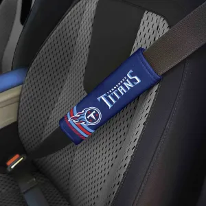 Fanmats Tennessee Titans Team Color Rally Seatbelt Pad - 2 Pieces