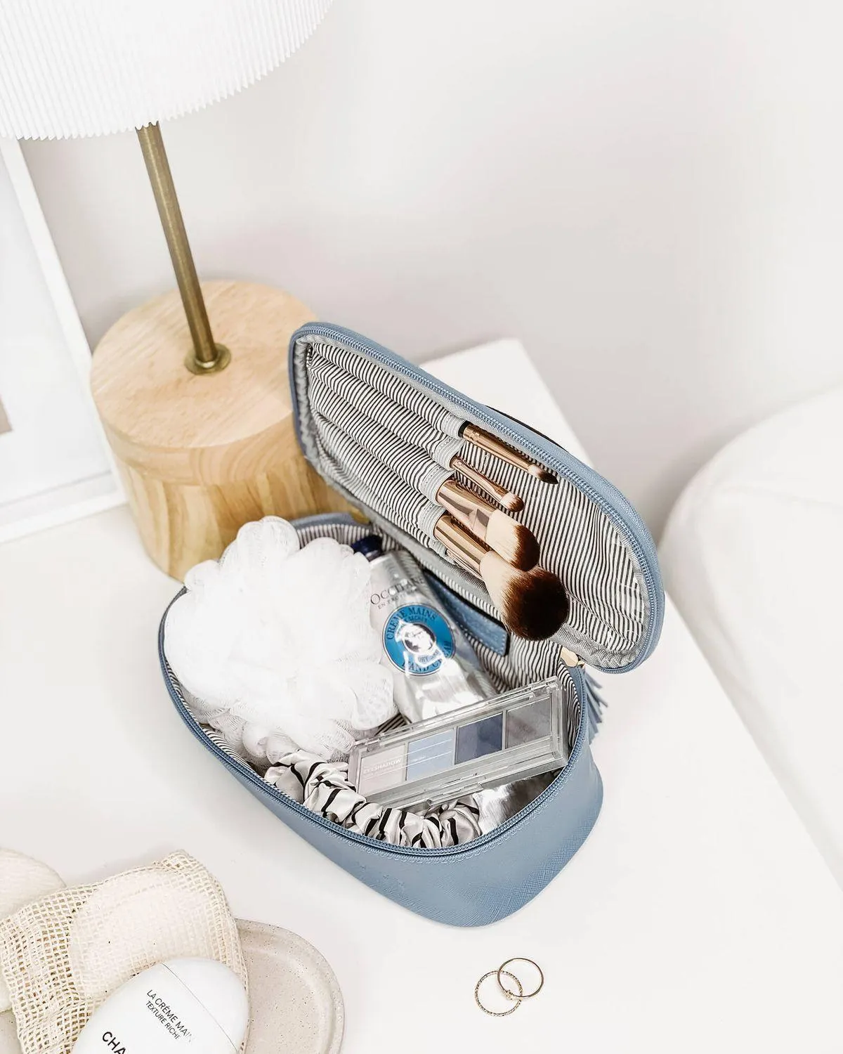 Fifi Cosmetic Case | Wedgewood Blue