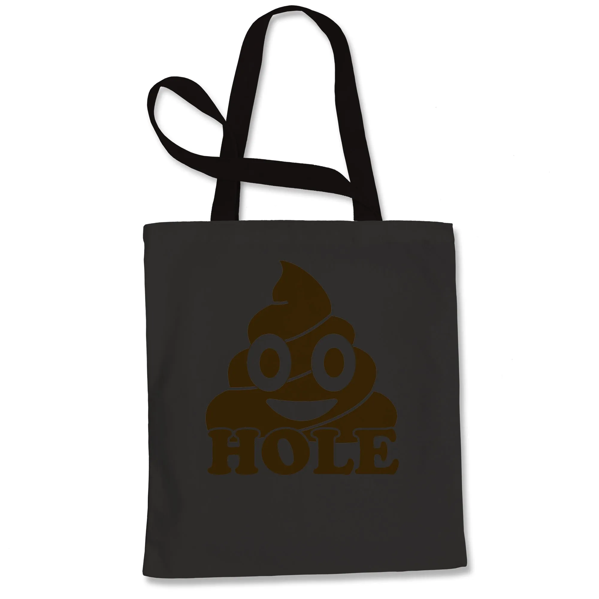 Funny Emoticon Sh*thole Trump Political Joke Tote Bag