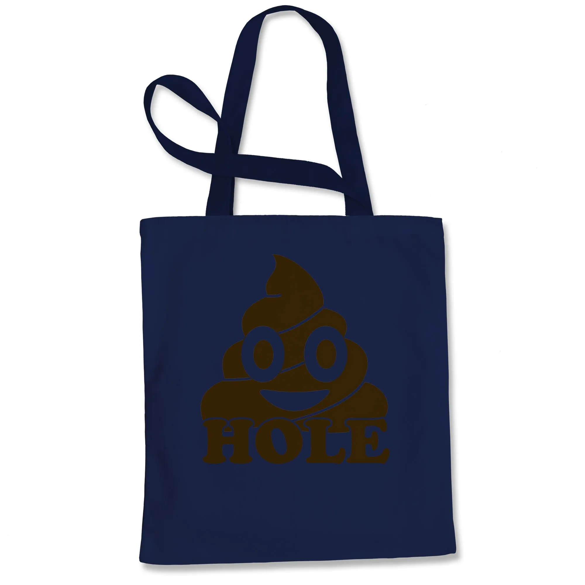 Funny Emoticon Sh*thole Trump Political Joke Tote Bag