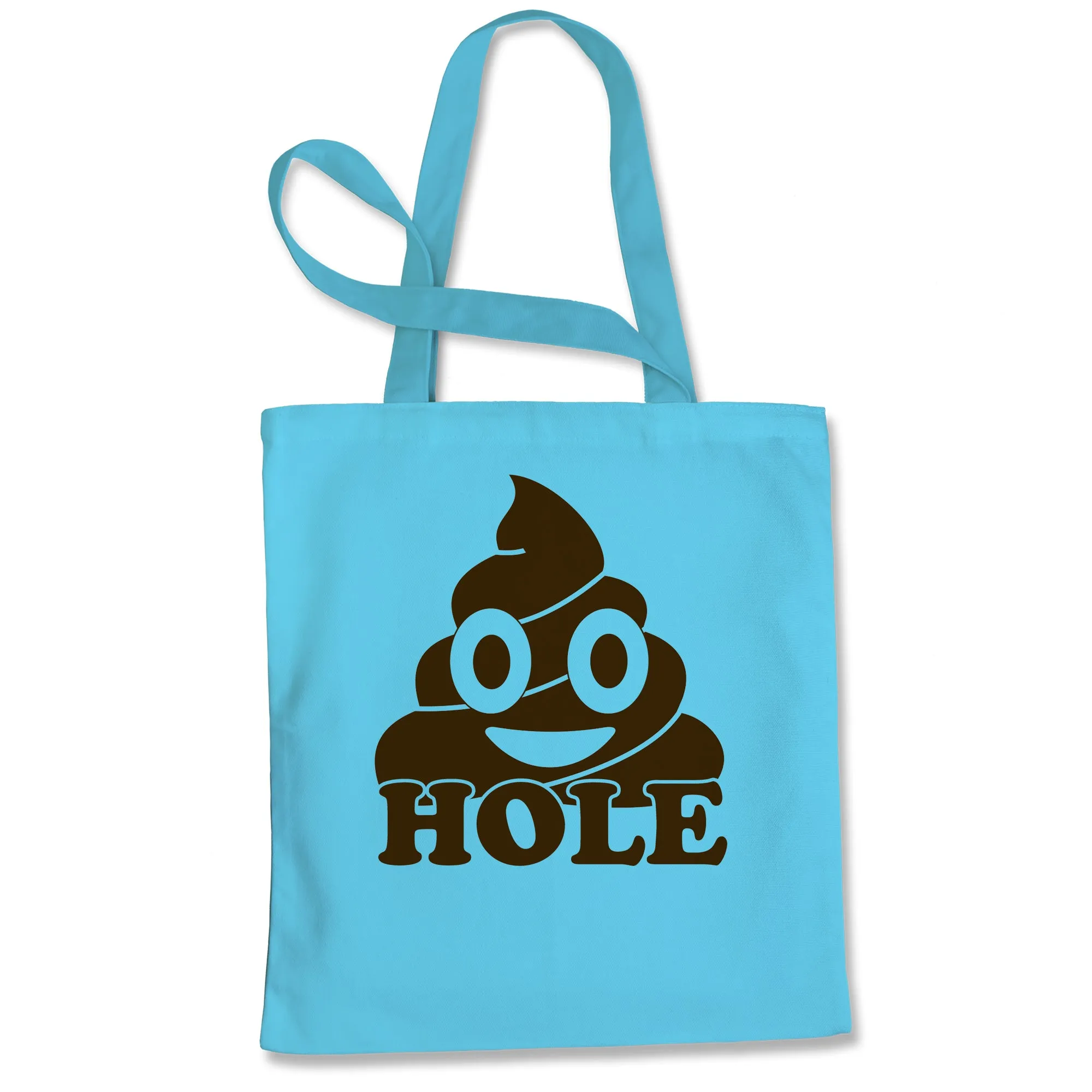 Funny Emoticon Sh*thole Trump Political Joke Tote Bag