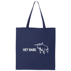 Hey Babe Minnesota Canvas Tote Bag