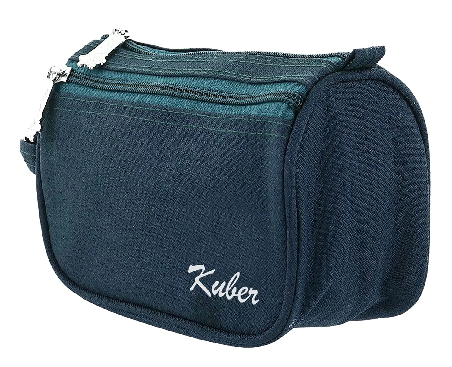 Kuber Industries Toiletry Travel Bags Shaving Kit/Pouch/Bag for Men and Women with 2 Main Compartment (Set of 2,Blue)-KUBMART11930