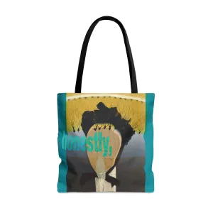 Large Tote Bag - Honestly   Certainly