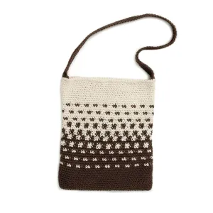 Lily Fading Shades Crochet Tote Bag