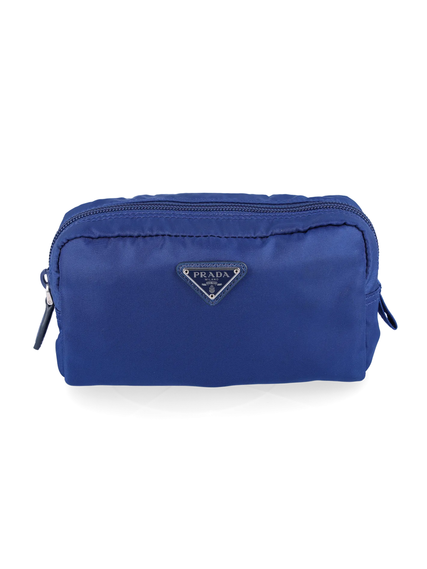 logo-embellished cosmetics case
