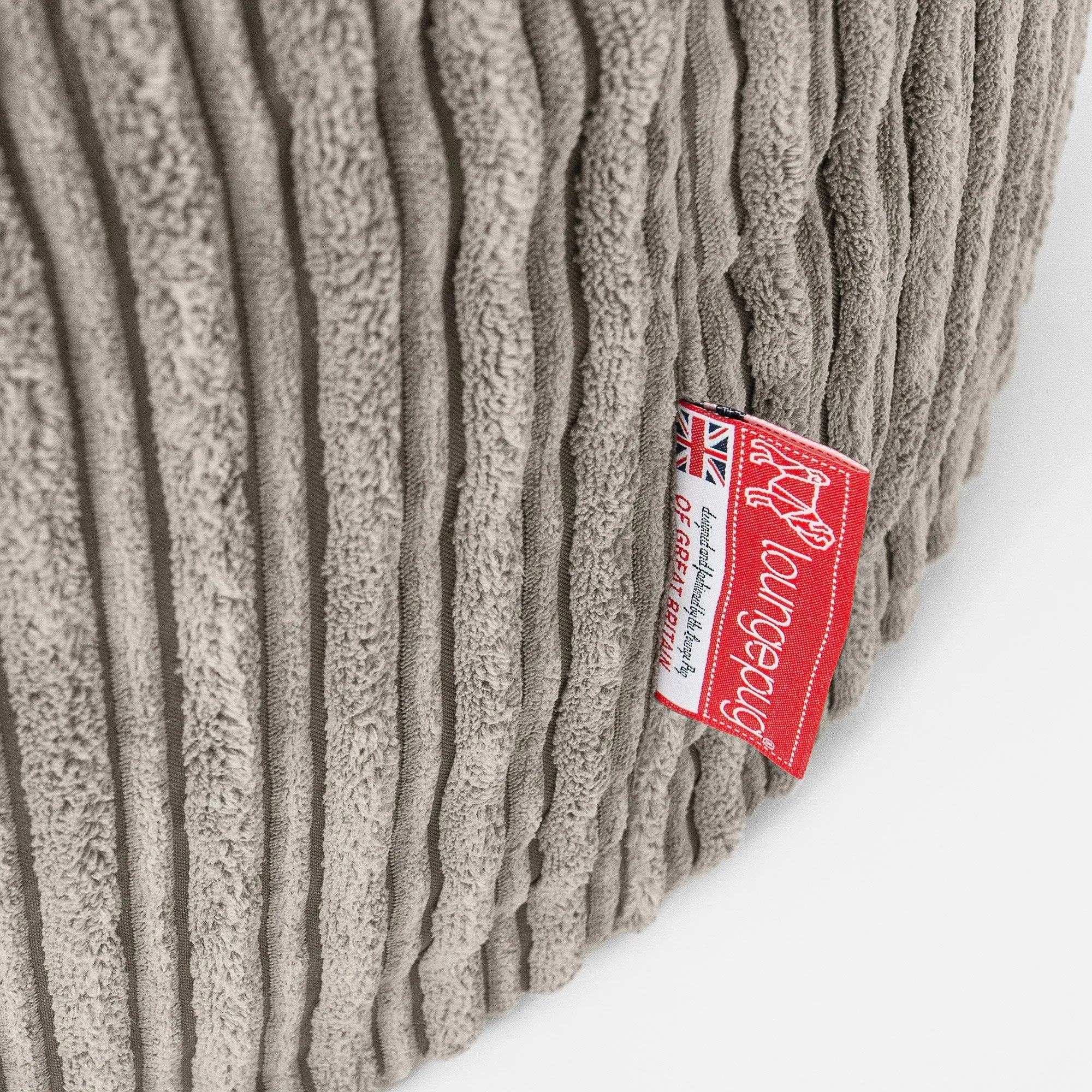 Lounger Beanbag - Cord Mink