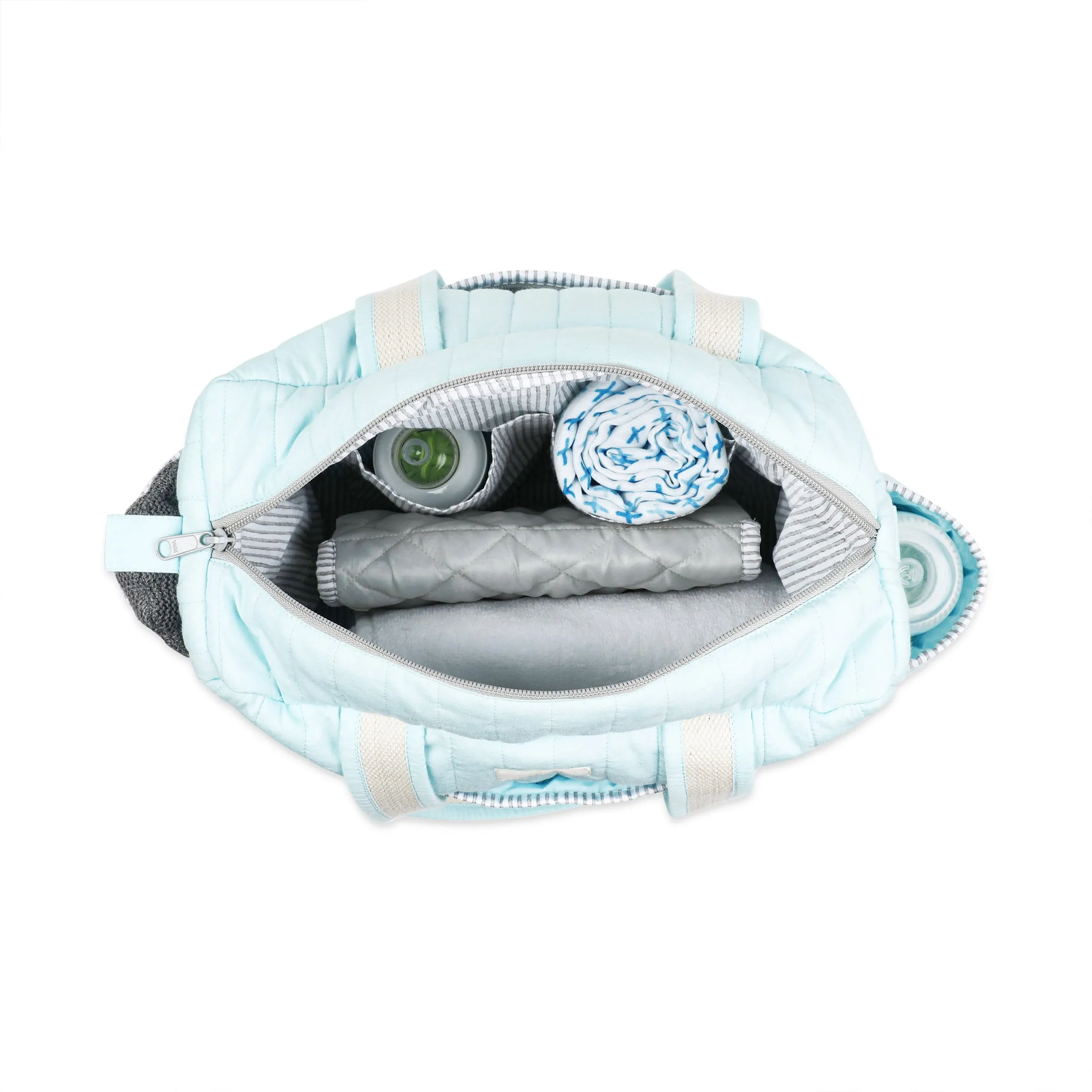 Masilo Organic Cotton Changing Bag  Sky