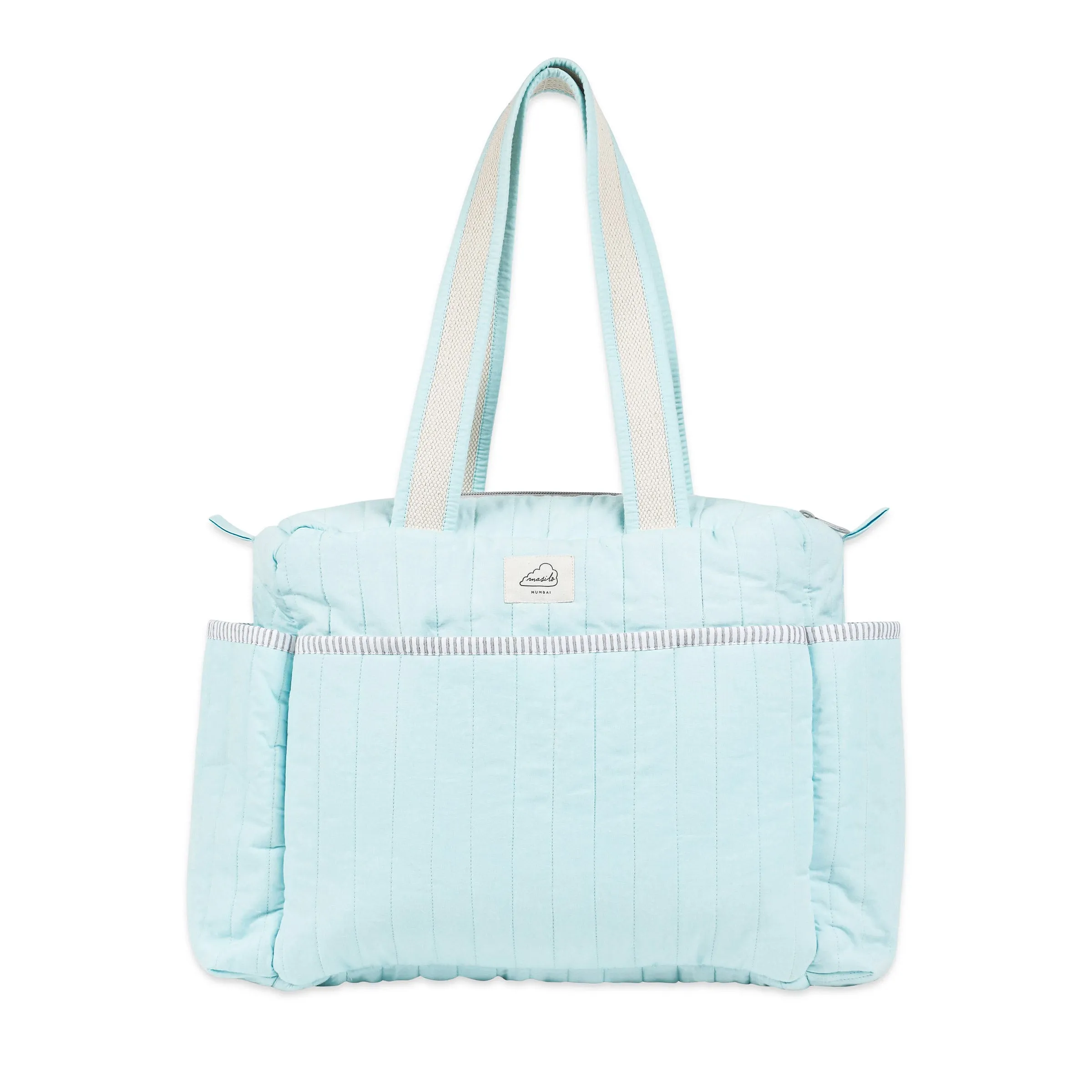 Masilo Organic Cotton Changing Bag  Sky
