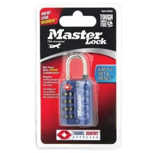Master Lock TSA-Approved Luggage Combination Lock