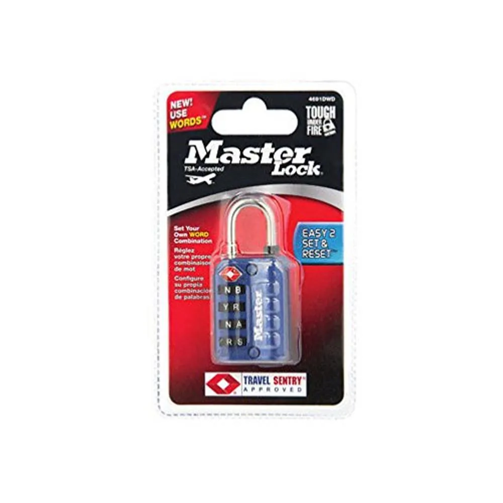 Master Lock TSA-Approved Luggage Combination Lock