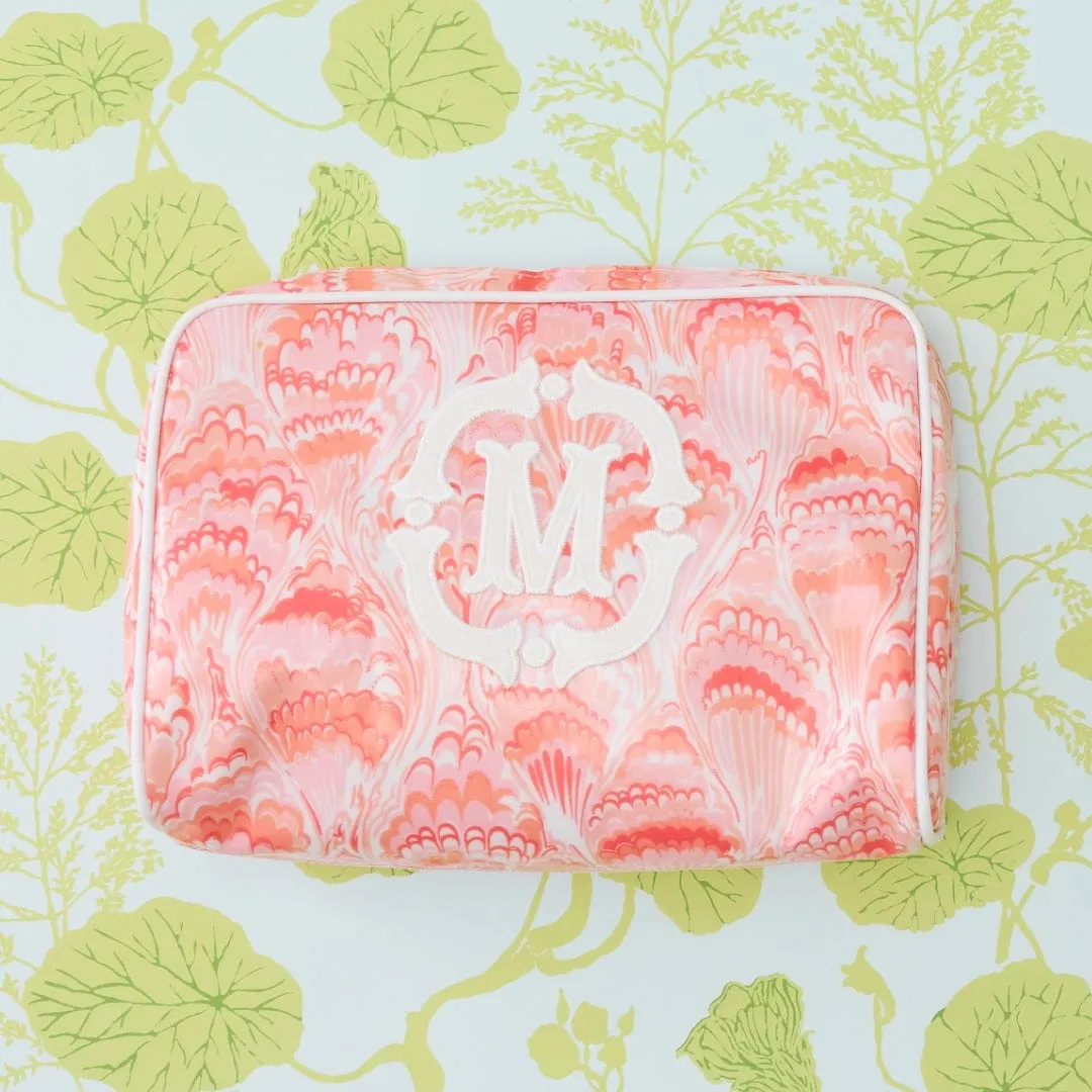 Meg Braff x Weezie Large Patterned Toiletry Bag