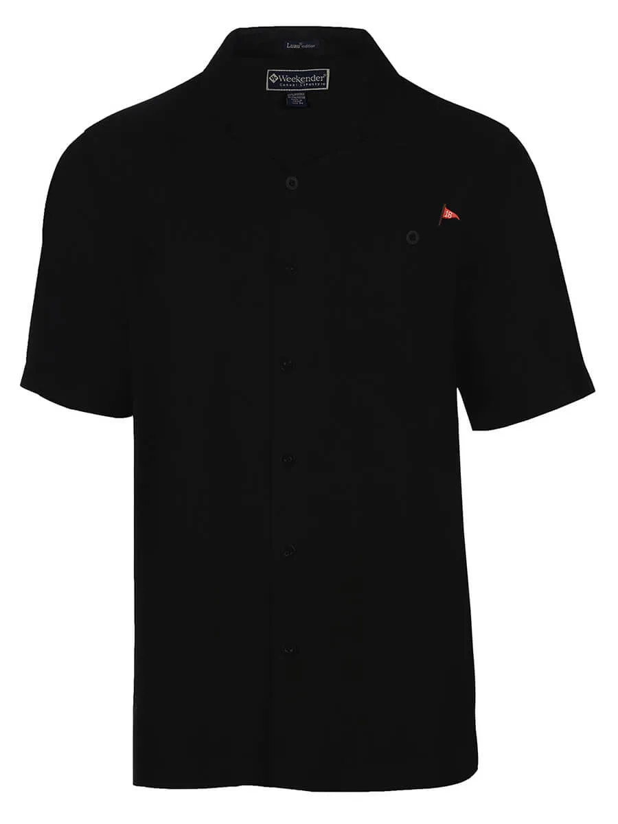 Men's Hawaiian Embroidery Shirt - Casa De Campo
