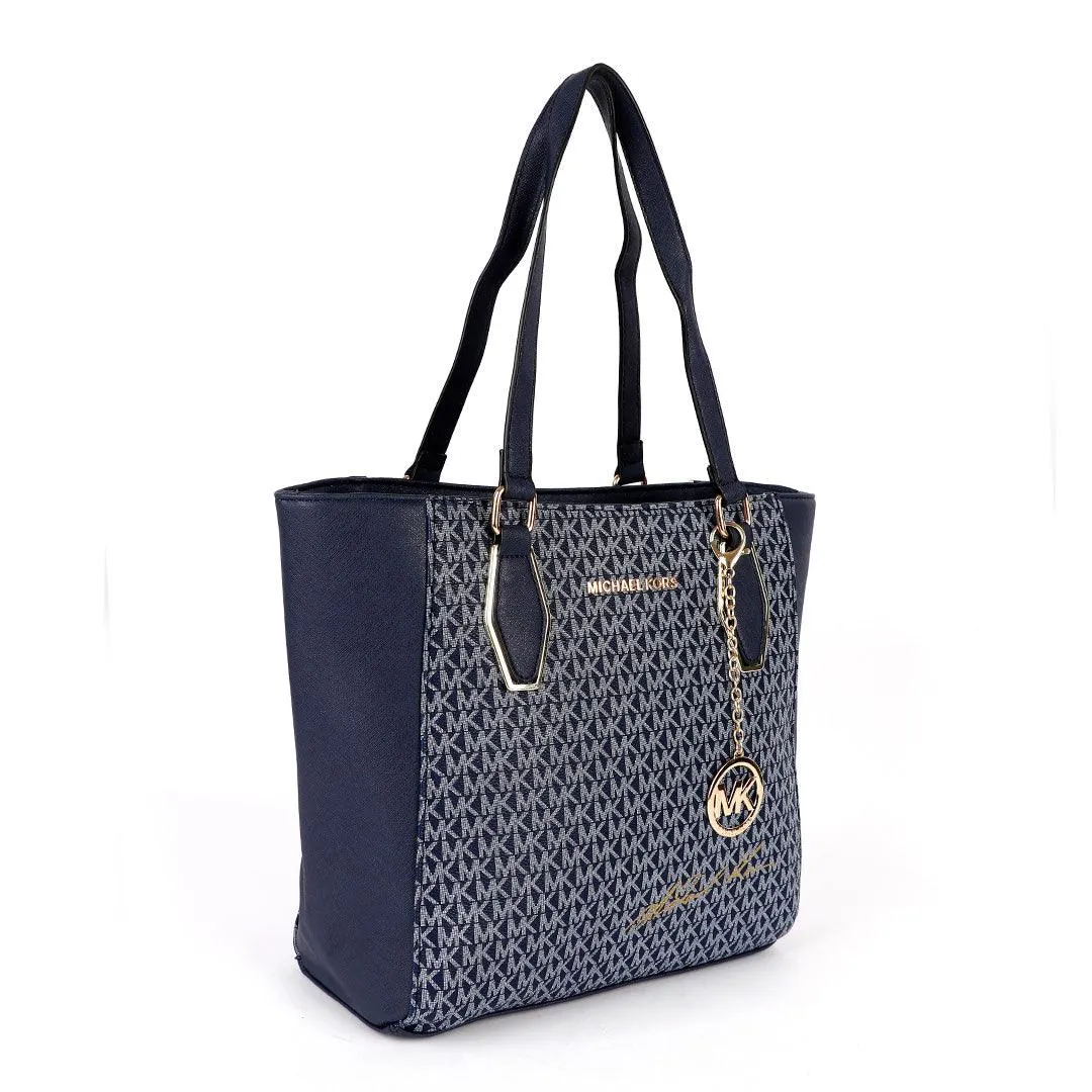 Michael Kors Voyager Tote Bag With Sling-Blue