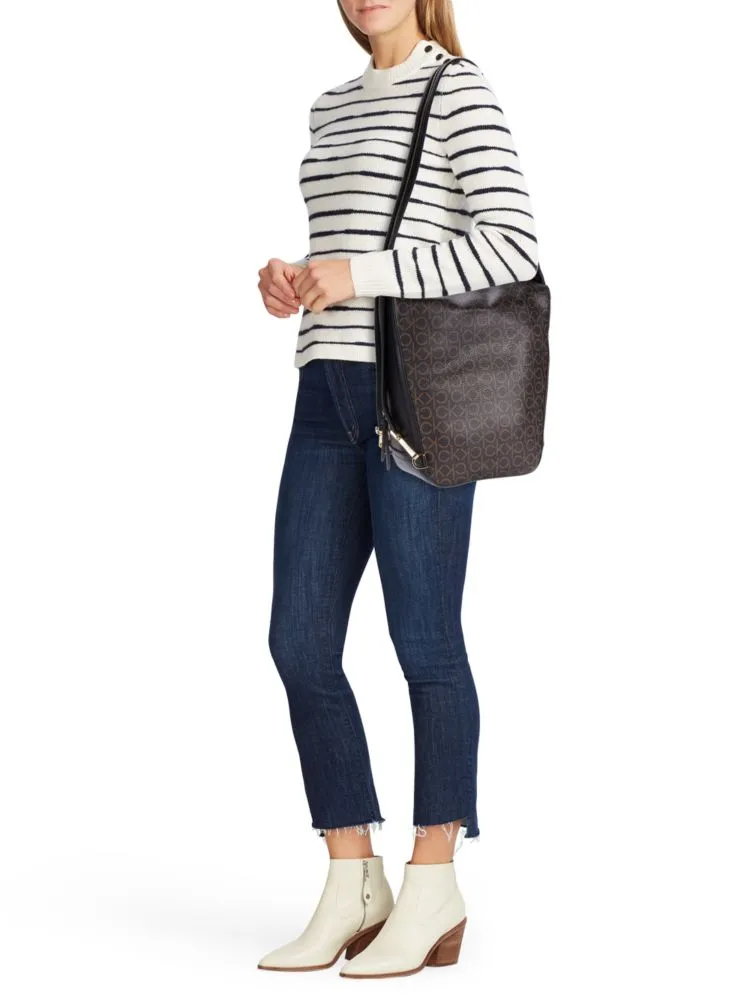 Moss Calvin Klein convertible backpack, brown
