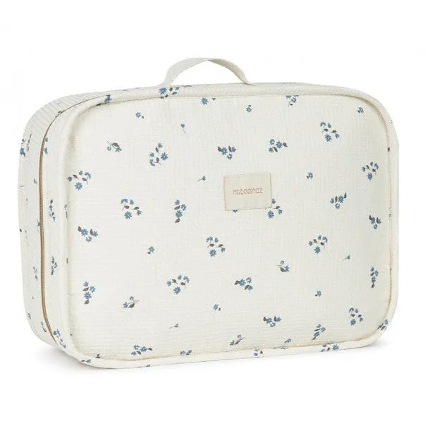 Nobodinoz Victoria Baby Suitcase 36x26x11cm | Lily Blue