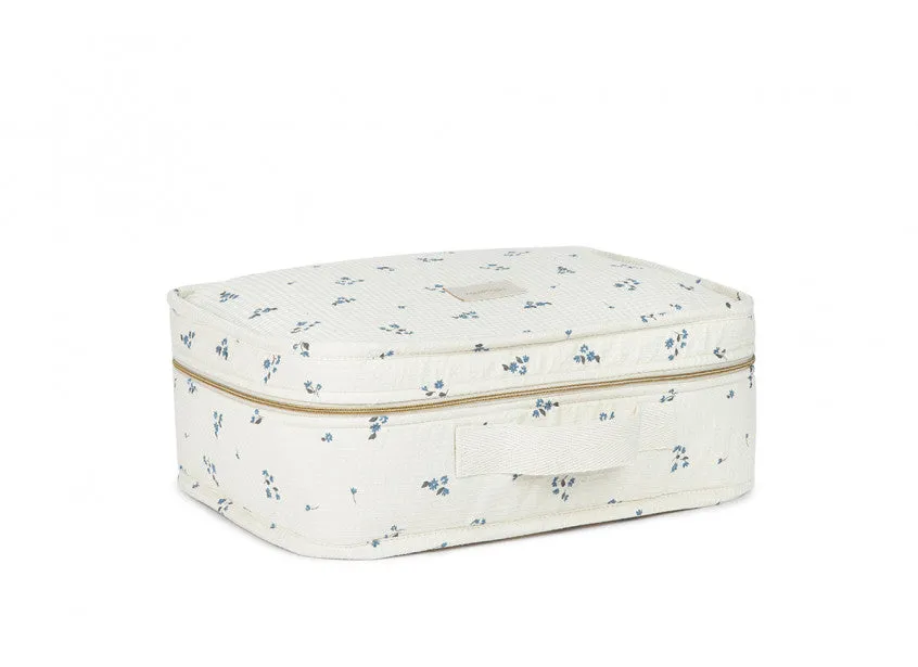 Nobodinoz Victoria Baby Suitcase 36x26x11cm | Lily Blue