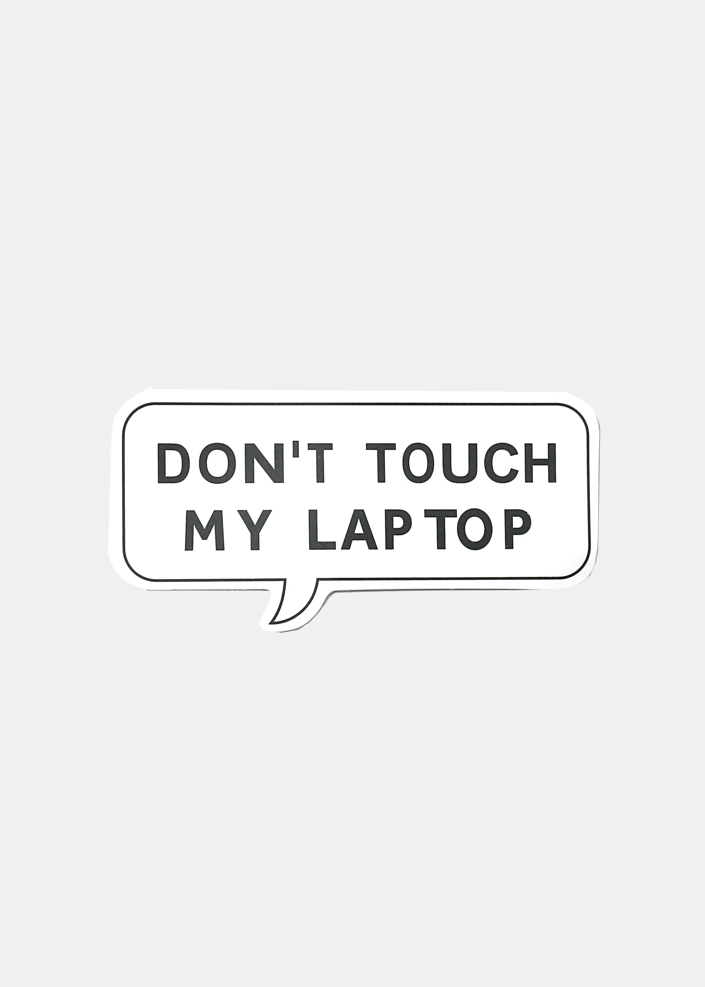 Official Key Items Sticker - Don't Touch My Laptop