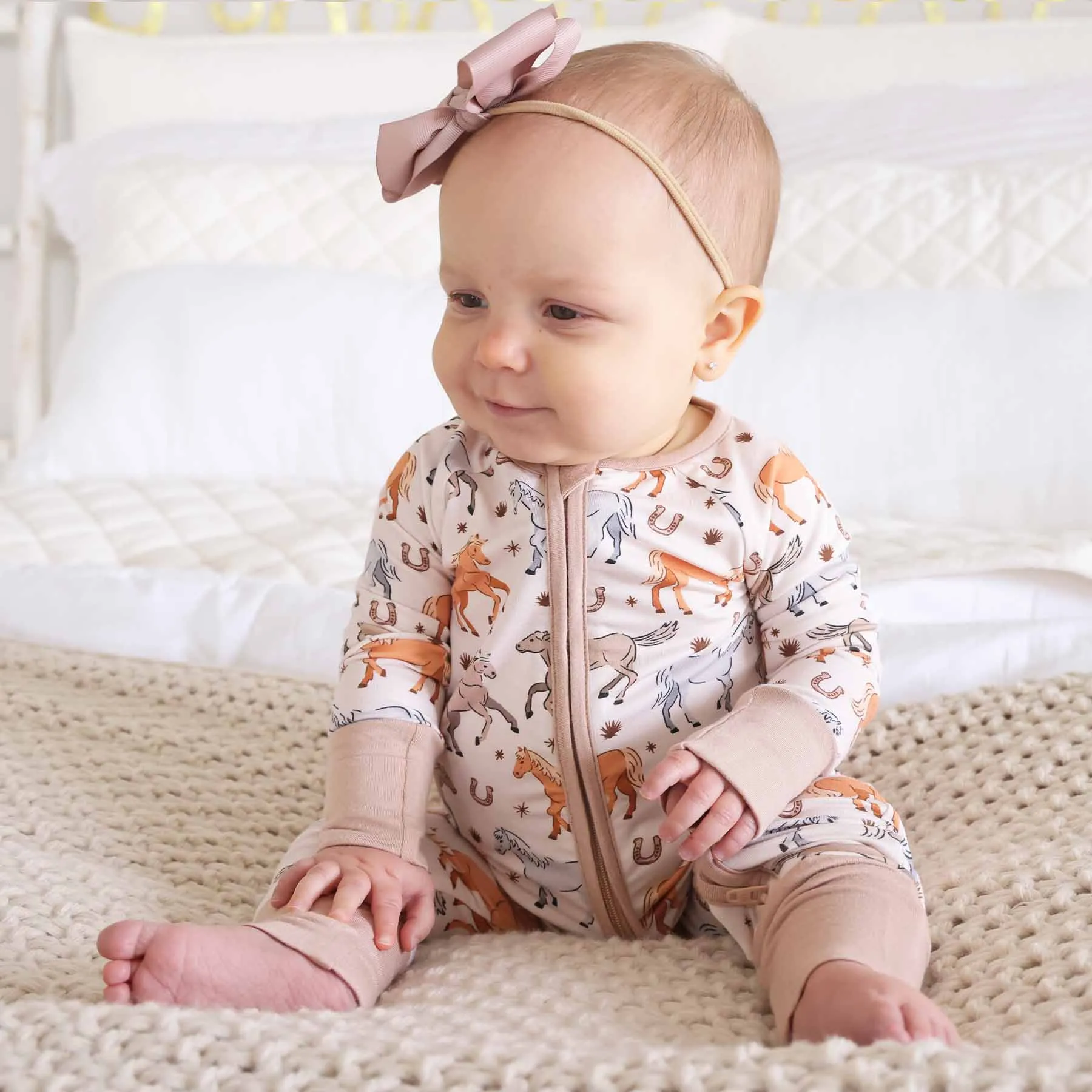 P's Ponies Convertible Zip Romper