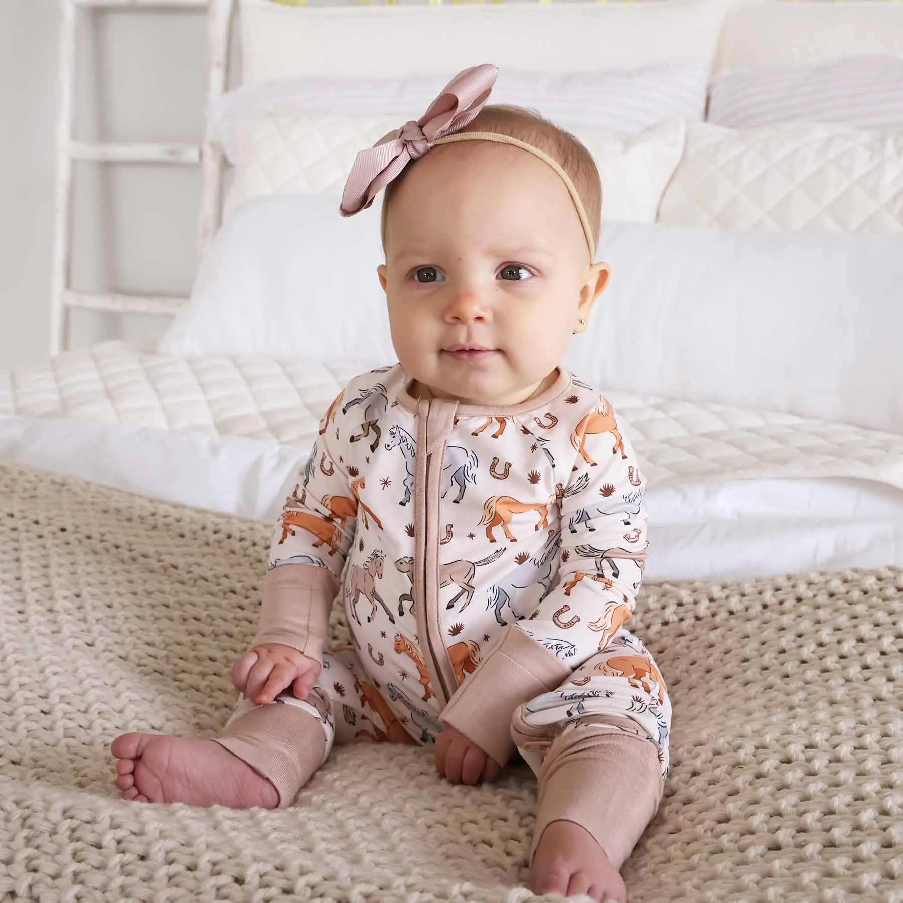 P's Ponies Convertible Zip Romper