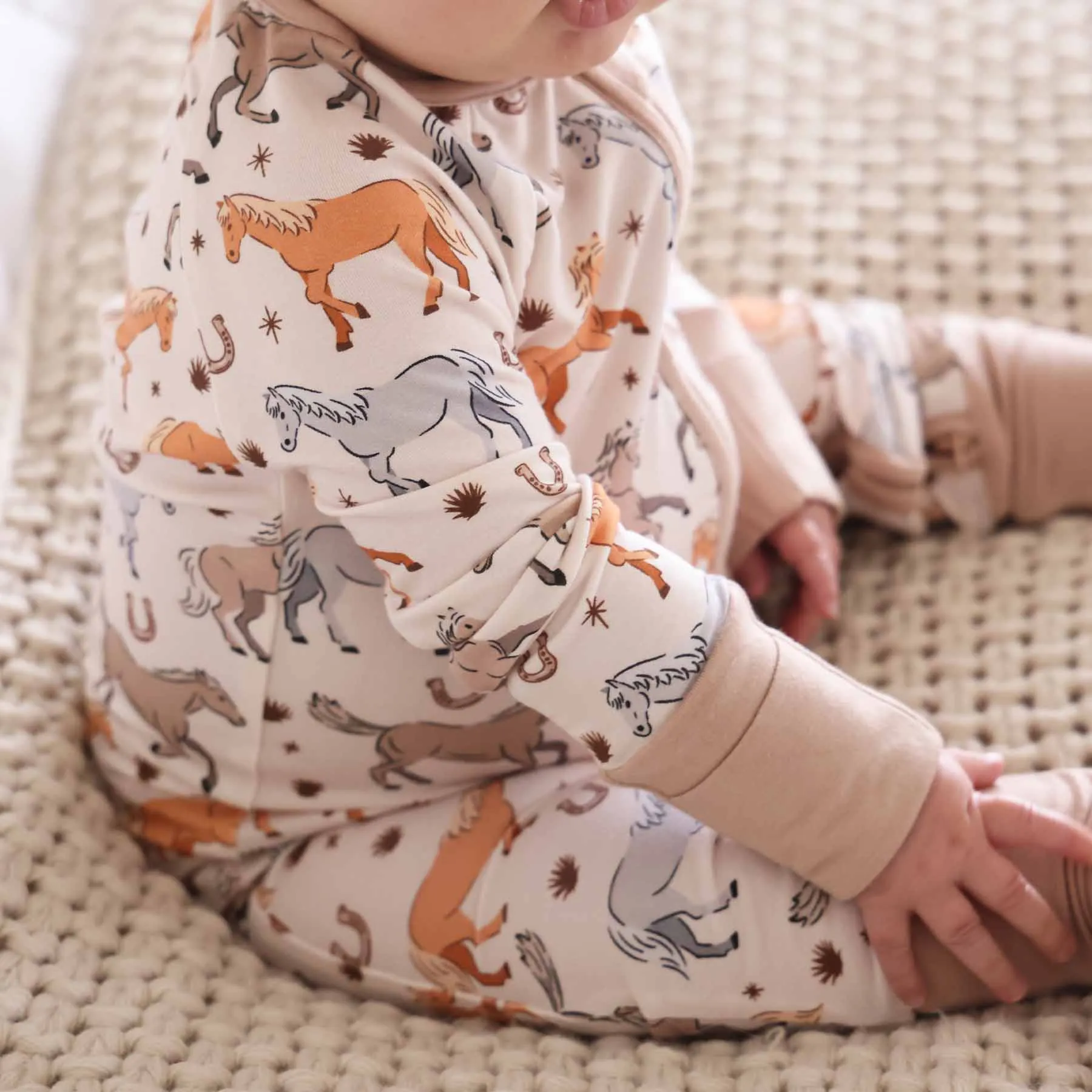 P's Ponies Convertible Zip Romper