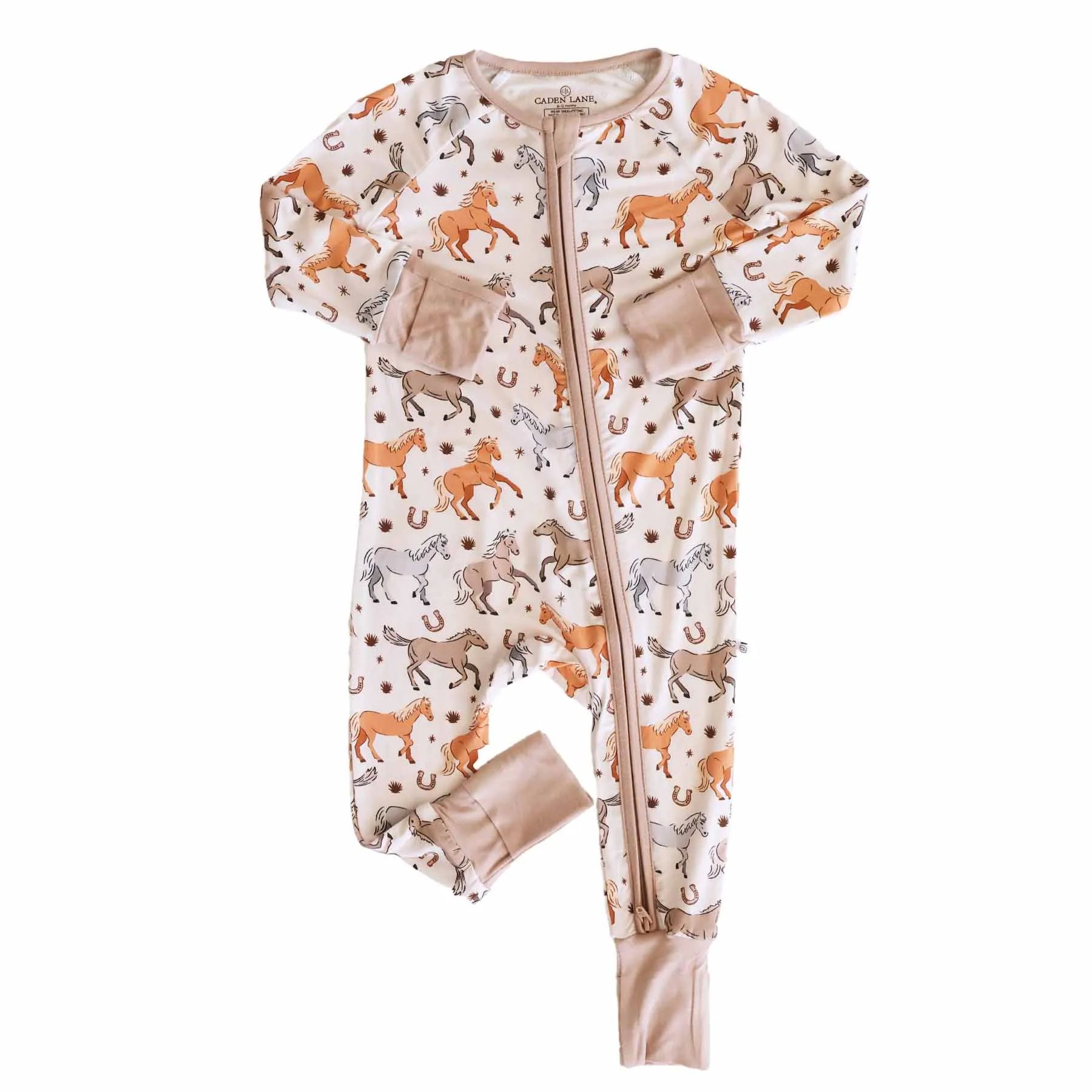 P's Ponies Convertible Zip Romper