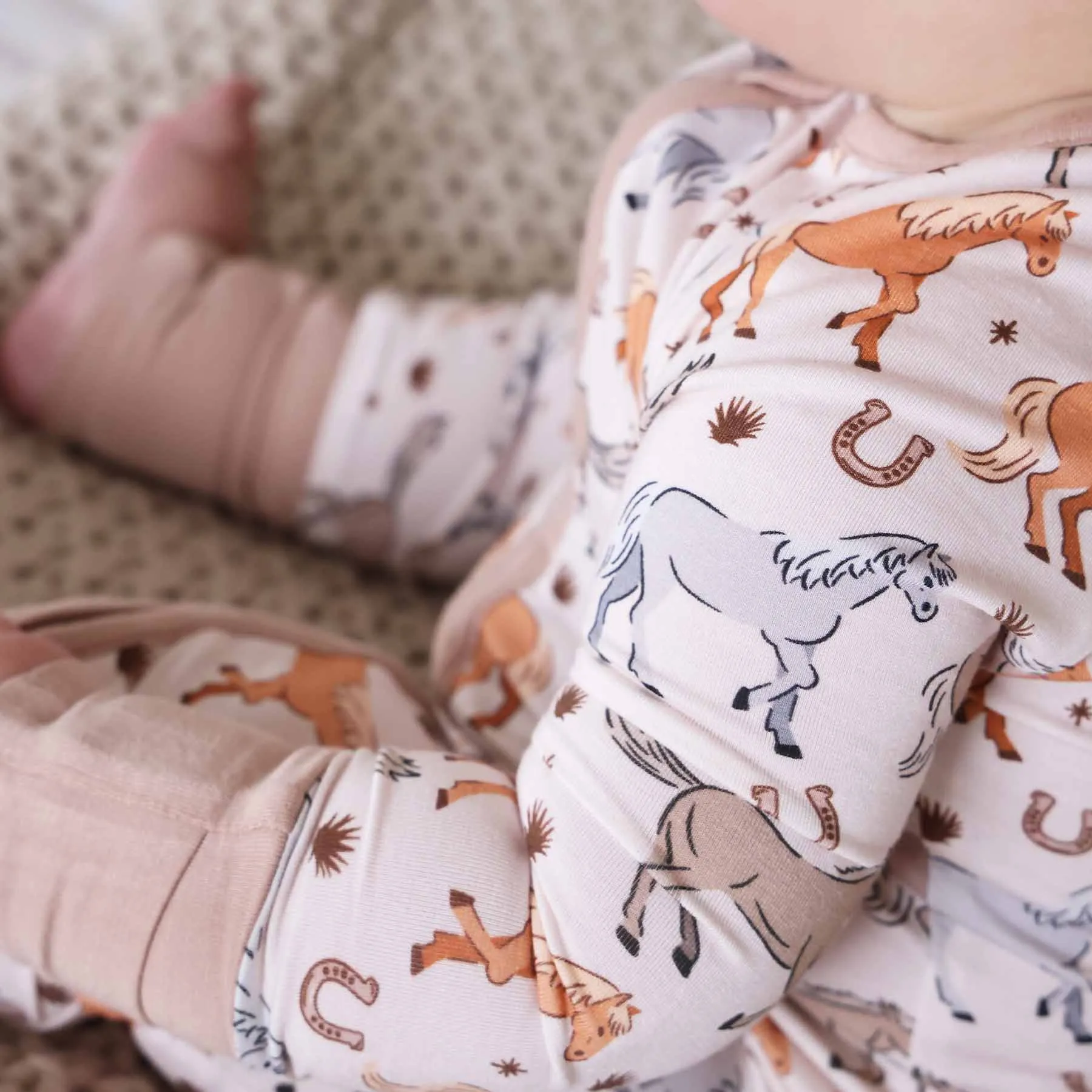 P's Ponies Convertible Zip Romper