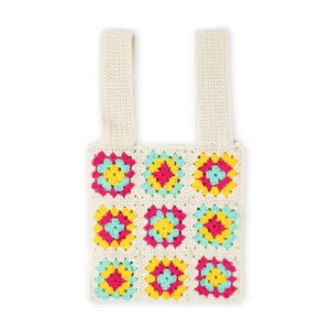 Red Heart Granny Squares Galore Crochet Bag