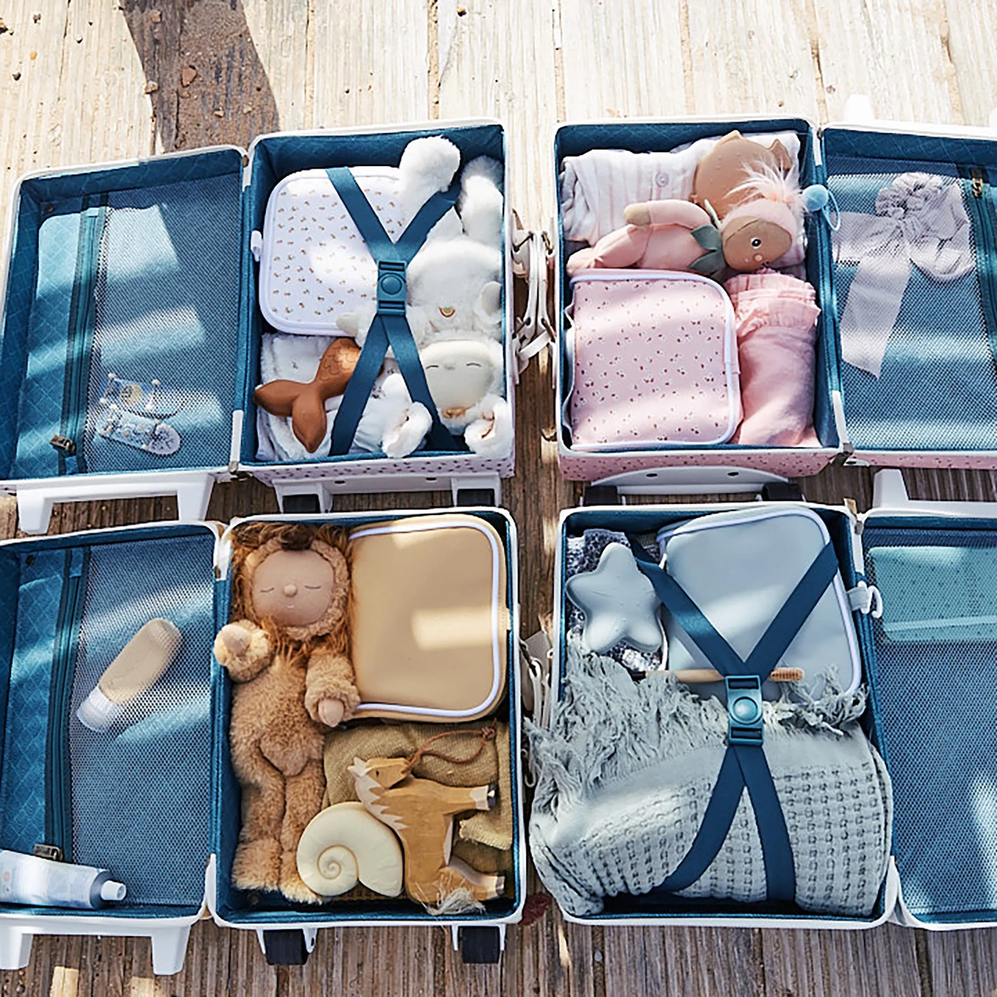 See-Ya Suitcase  Steel Blue
