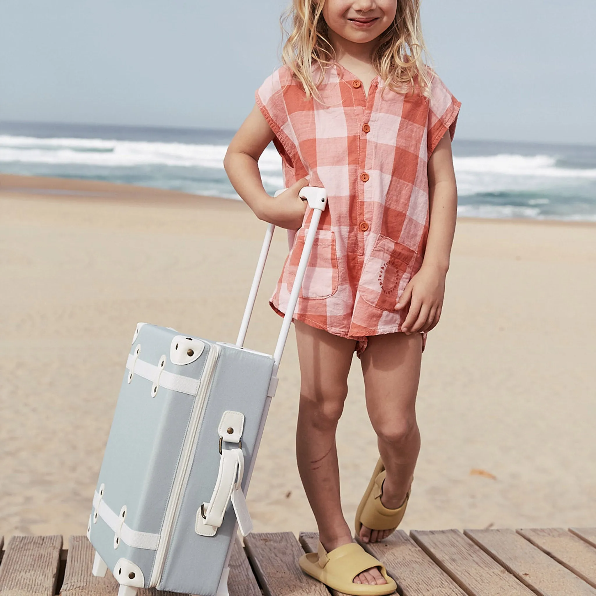 See-Ya Suitcase  Steel Blue